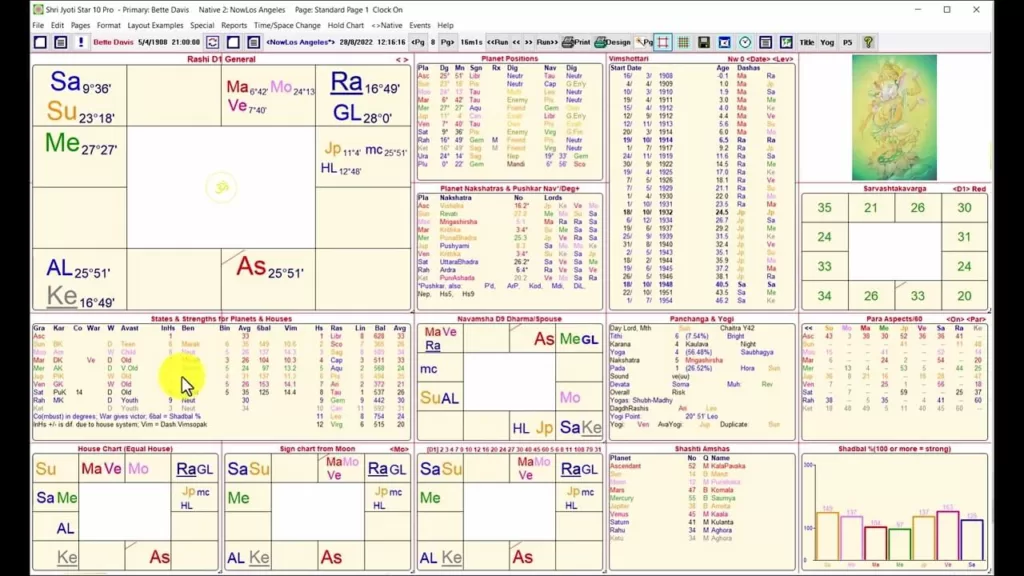 Software de Astrologia Védica Shri Jyoti Star