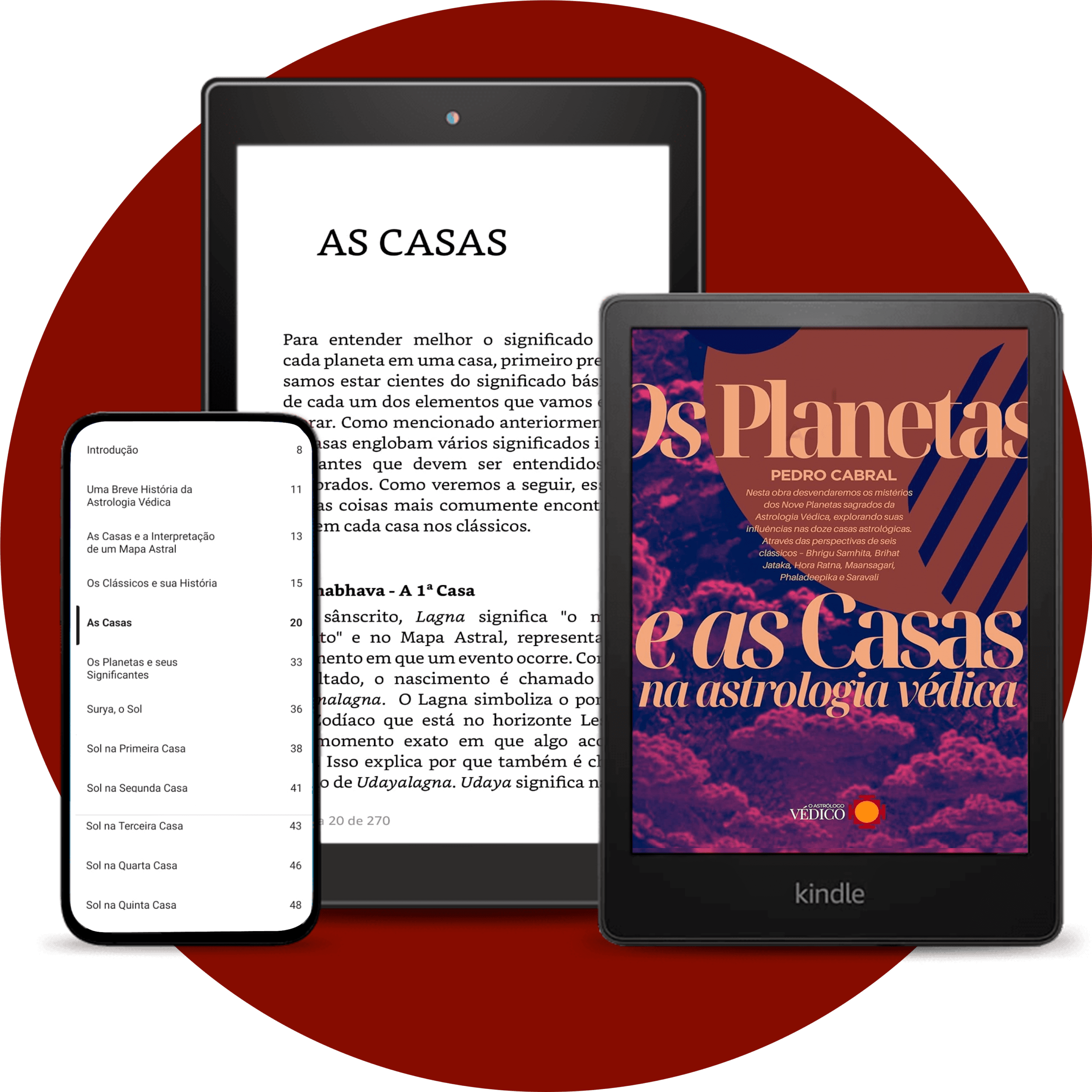 Capa do Livro Os Planetas e As Casas na Astrologia Védica